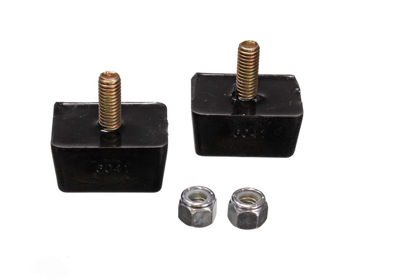 Bump Stop 7/8 x 1-7/8 x 1-3/8 Rect Lo Pro Pair Vinyasa Automotive