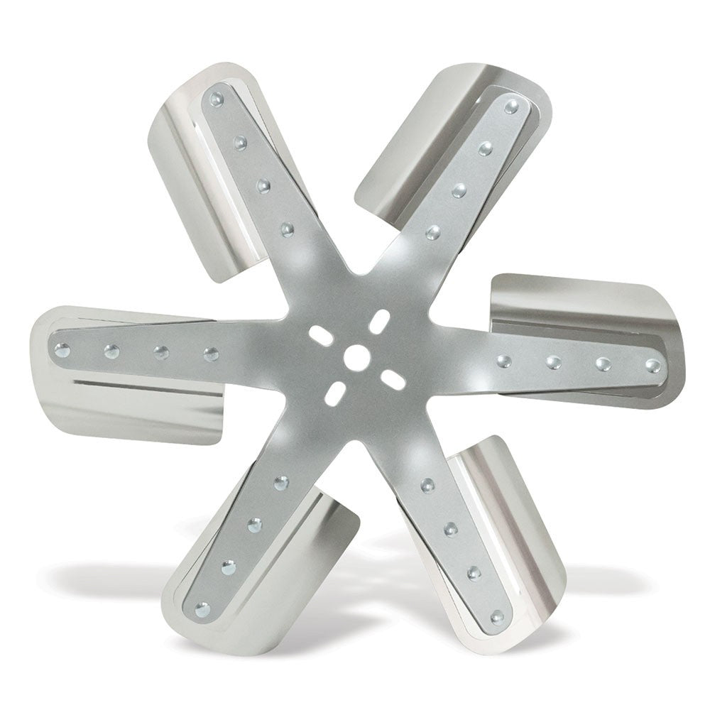 Belt Driven Flex Fan16in - Silver - 101254 Vinyasa Automotive