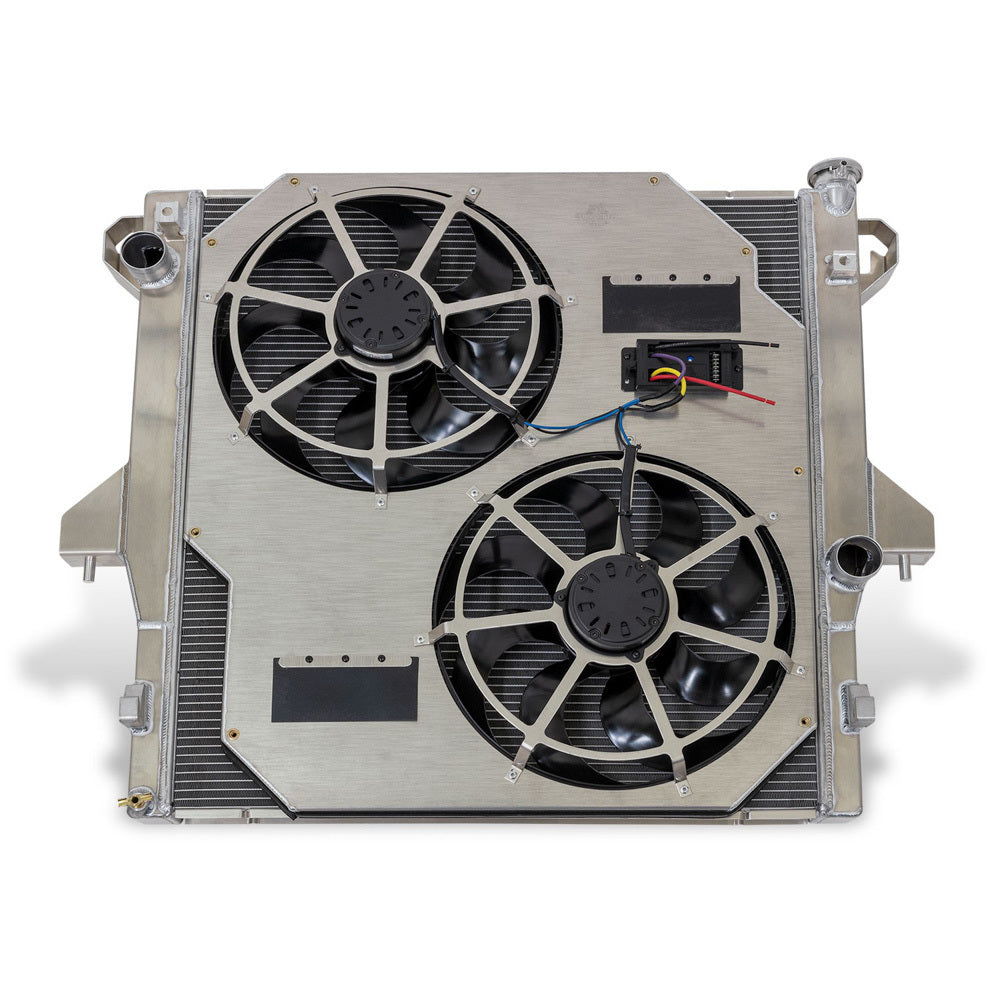 Extruded Core Radiator a nd Electric Fan Kit - 111729 Vinyasa Automotive