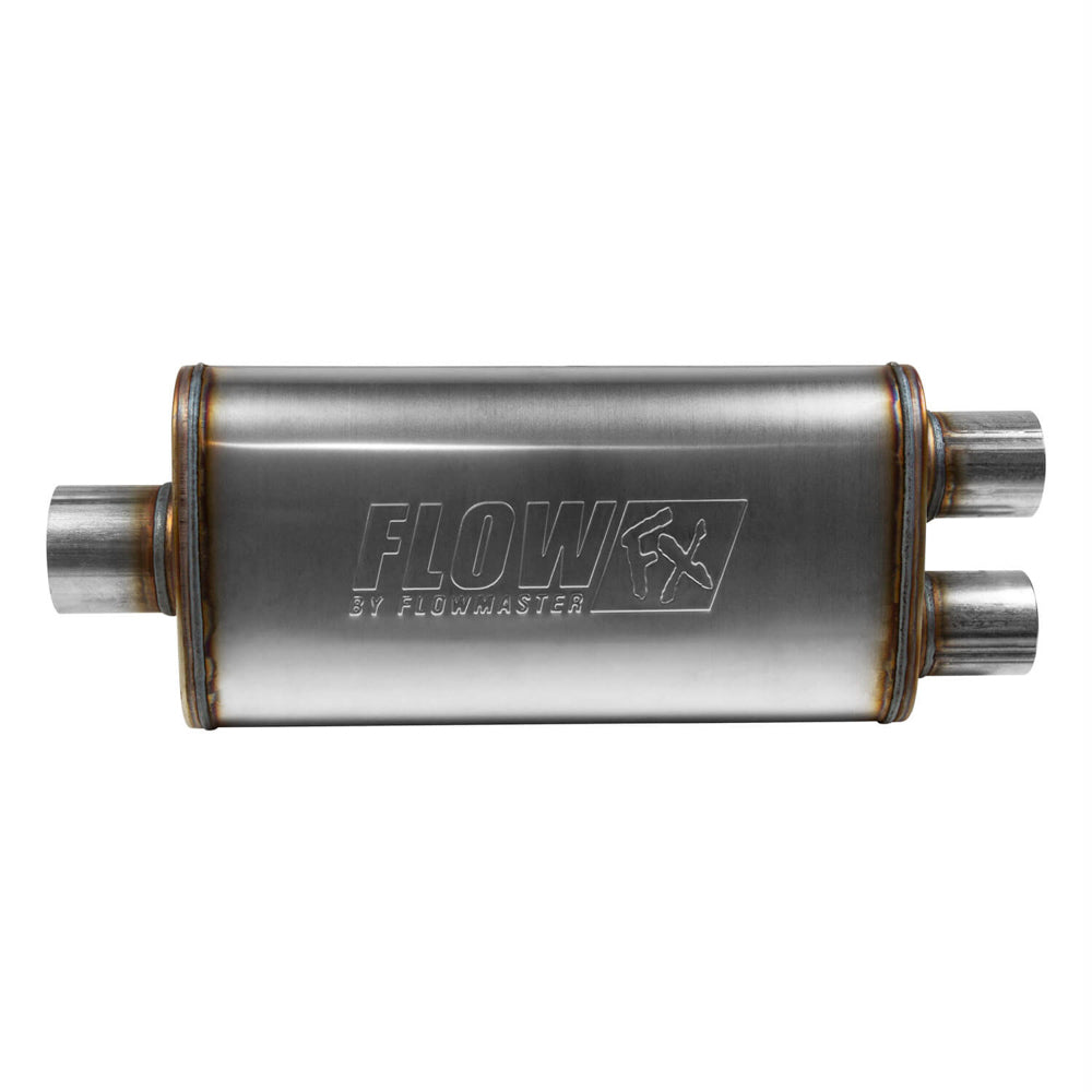 FlowFX Muffler 3.0in In/2.25in Out Ctr/Ctr - 72288 Vinyasa Automotive