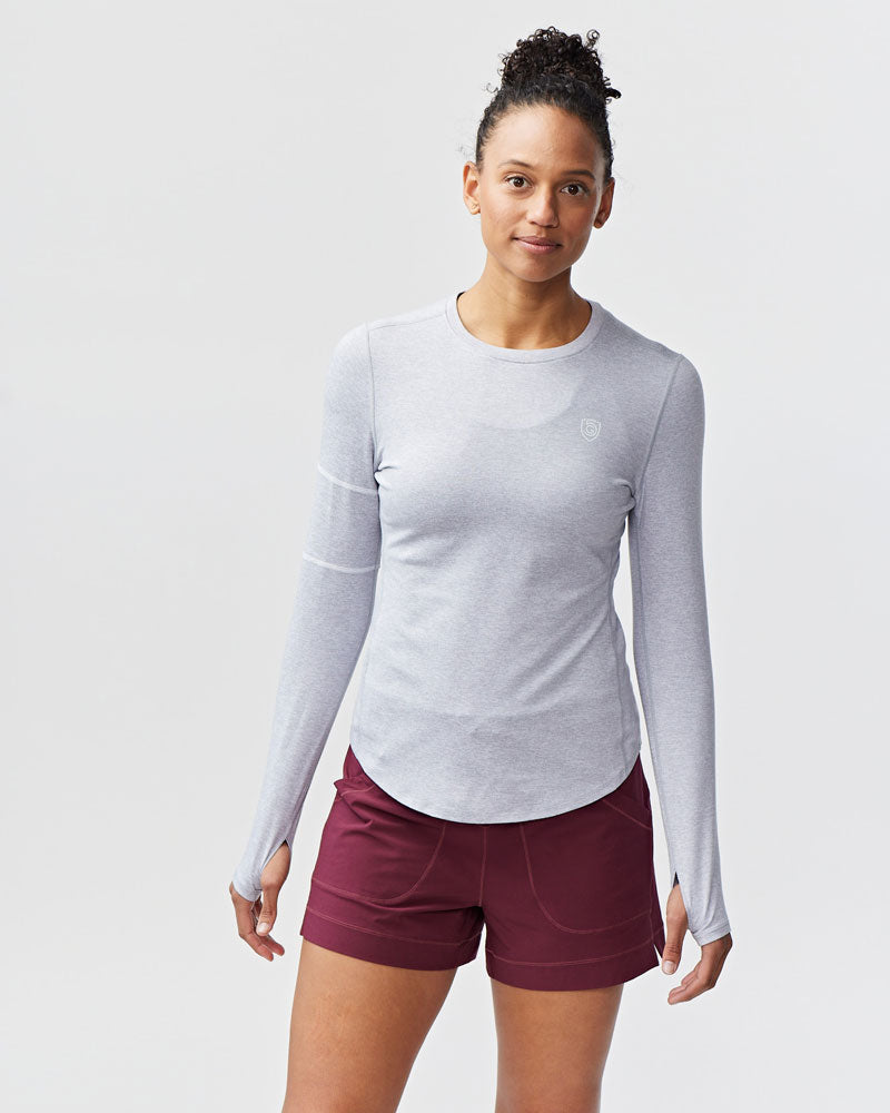 Foudy Women's Longsleeve Workout Top Goal Five
