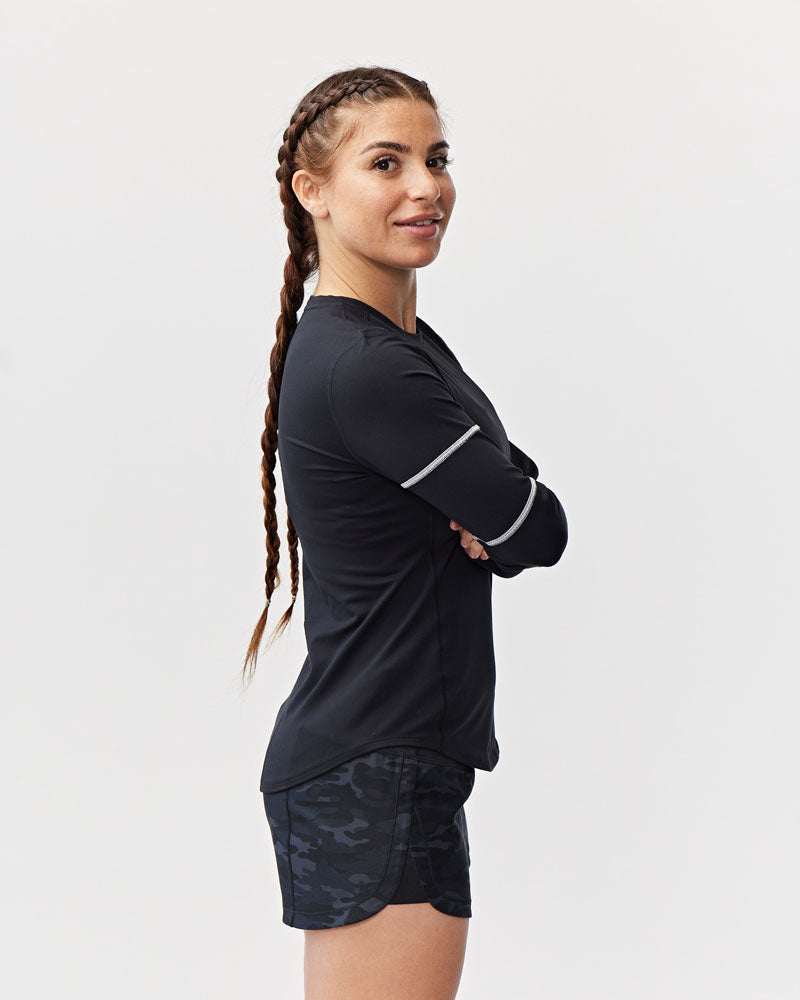 Foudy Women's Longsleeve Workout Top Goal Five