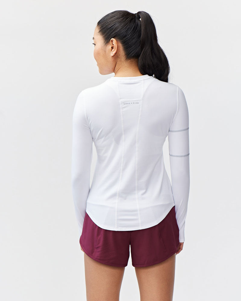 Foudy Women's Longsleeve Workout Top Goal Five