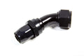 Hose Fitting #16 45 Deg. to #12 Hose Black - 224515BL Vinyasa Automotive