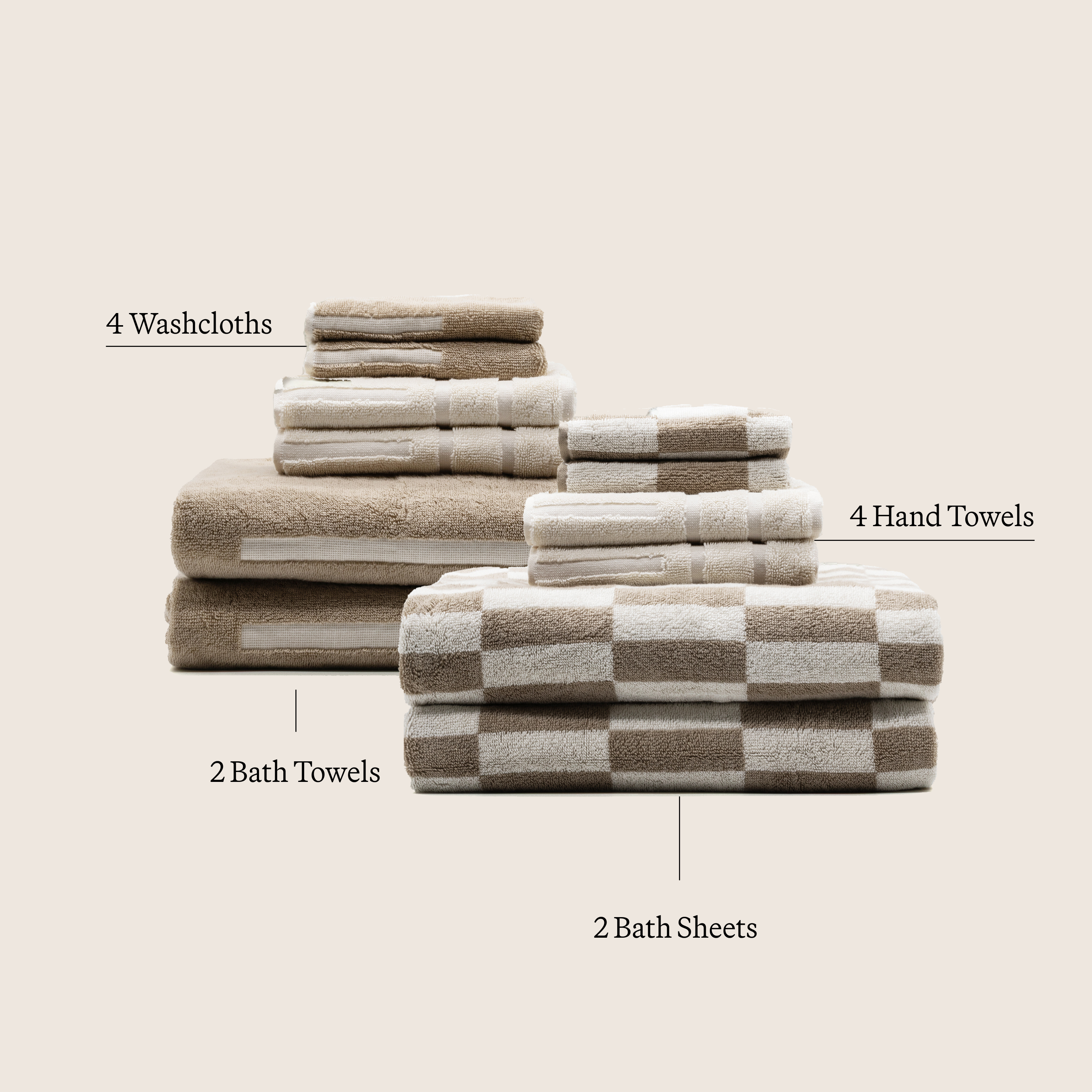 Pietra Australian Cotton Towels Italic