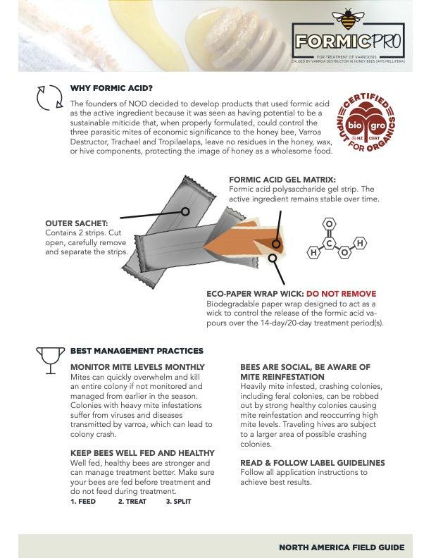 Formic Pro Varroa Mite Treatment Foxhound Bee Company