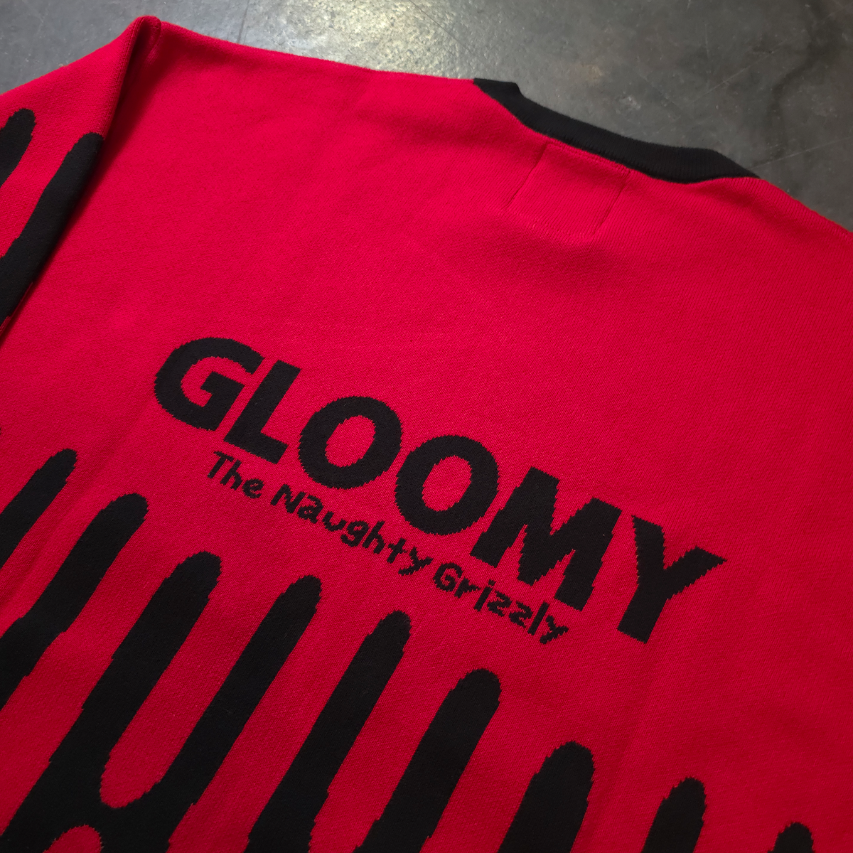 Gloomy Drip Knit Sweater Any Means Necessary Clothing