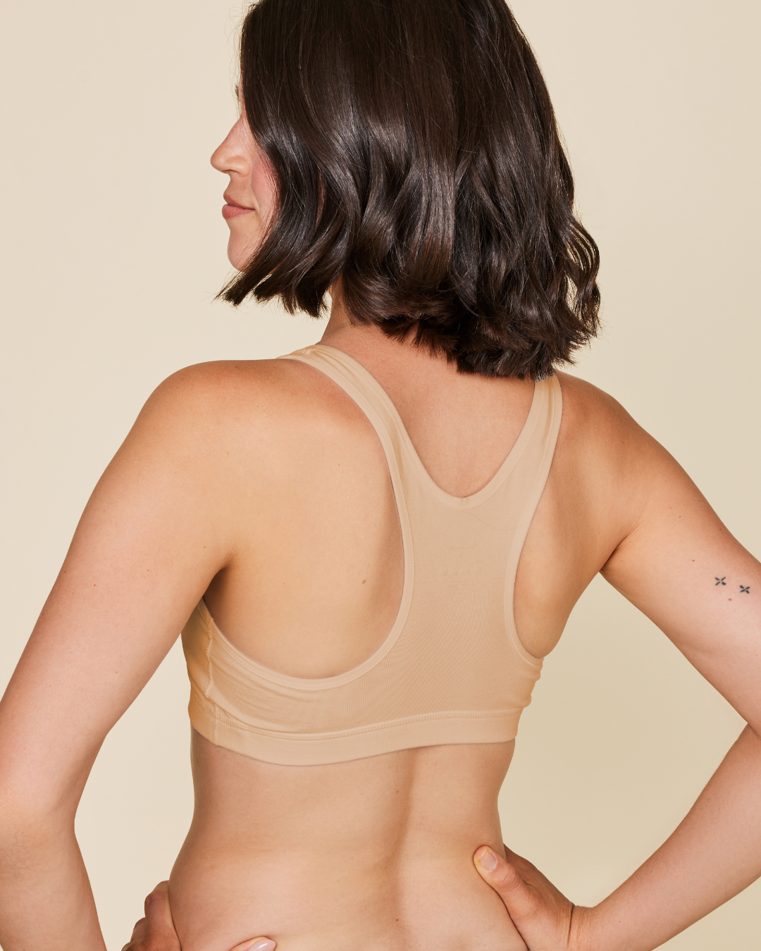 Glide Cotton Racerback Bralette Meadow