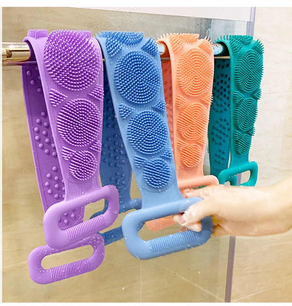 Bath Towel Silicone Rubbing Back Towel