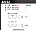 Brake Pads Street Hp Plus - HB103N590 Vinyasa Automotive