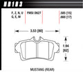 Hps Brake Pads - HB183F660 Vinyasa Automotive