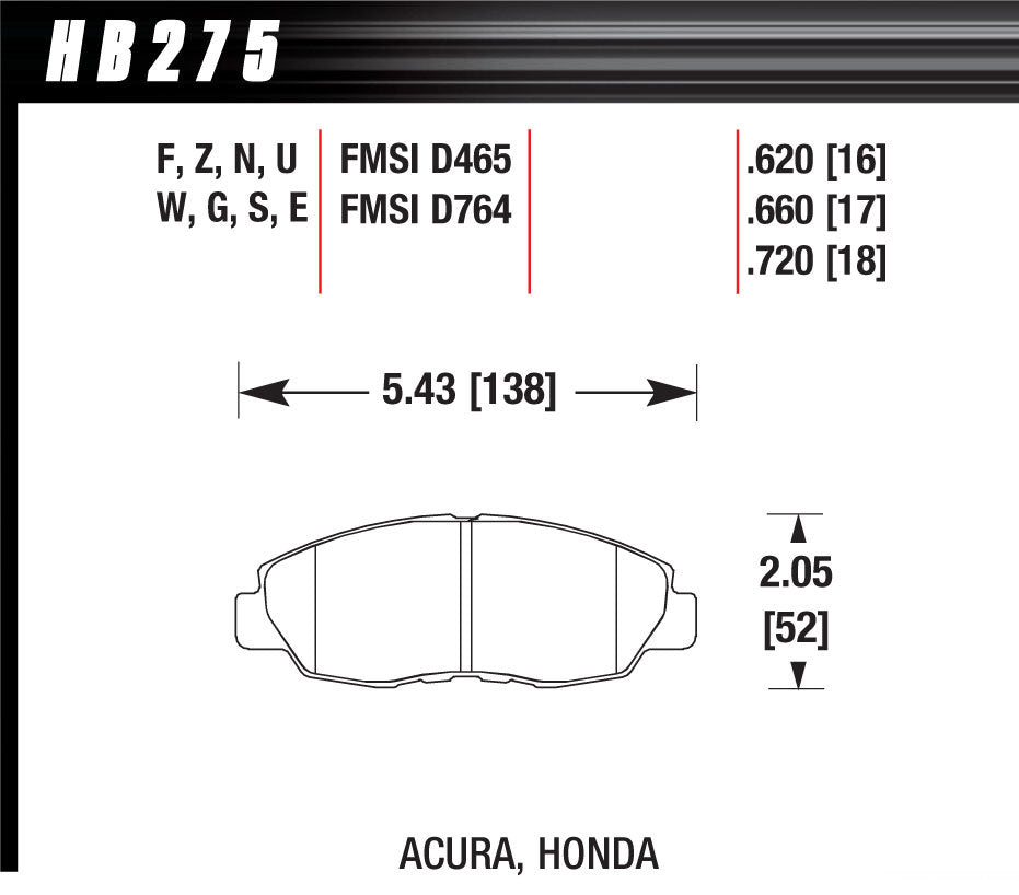 HPS BRAKE PADS Vinyasa Automotive