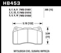 Hp Street 5.0 Brake Pad Rear - HB453B585 Vinyasa Automotive