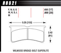 Brake Pads - HB521U800 Vinyasa Automotive