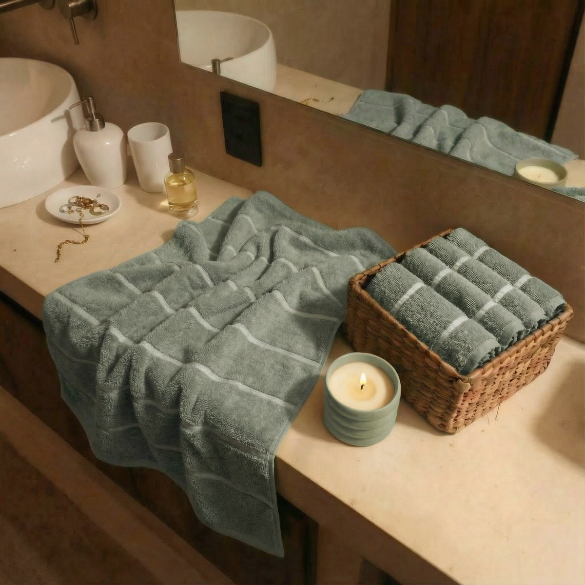Deia Australian Cotton Towels Italic