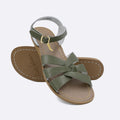 Original Salt-Water® Sandal- Olive Women's Torn and Trendy