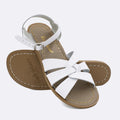 Original Salt-Water® Sandal- White Women's Torn and Trendy