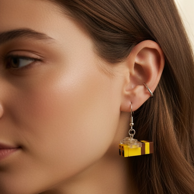 Bumblebee Earrings B3 Customs