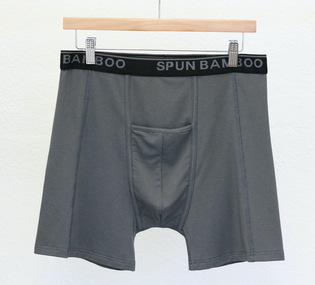 Men’s Bamboo Boxer Briefs — Ultra-Soft, Breathable Everyday Underwear Spun Bamboo