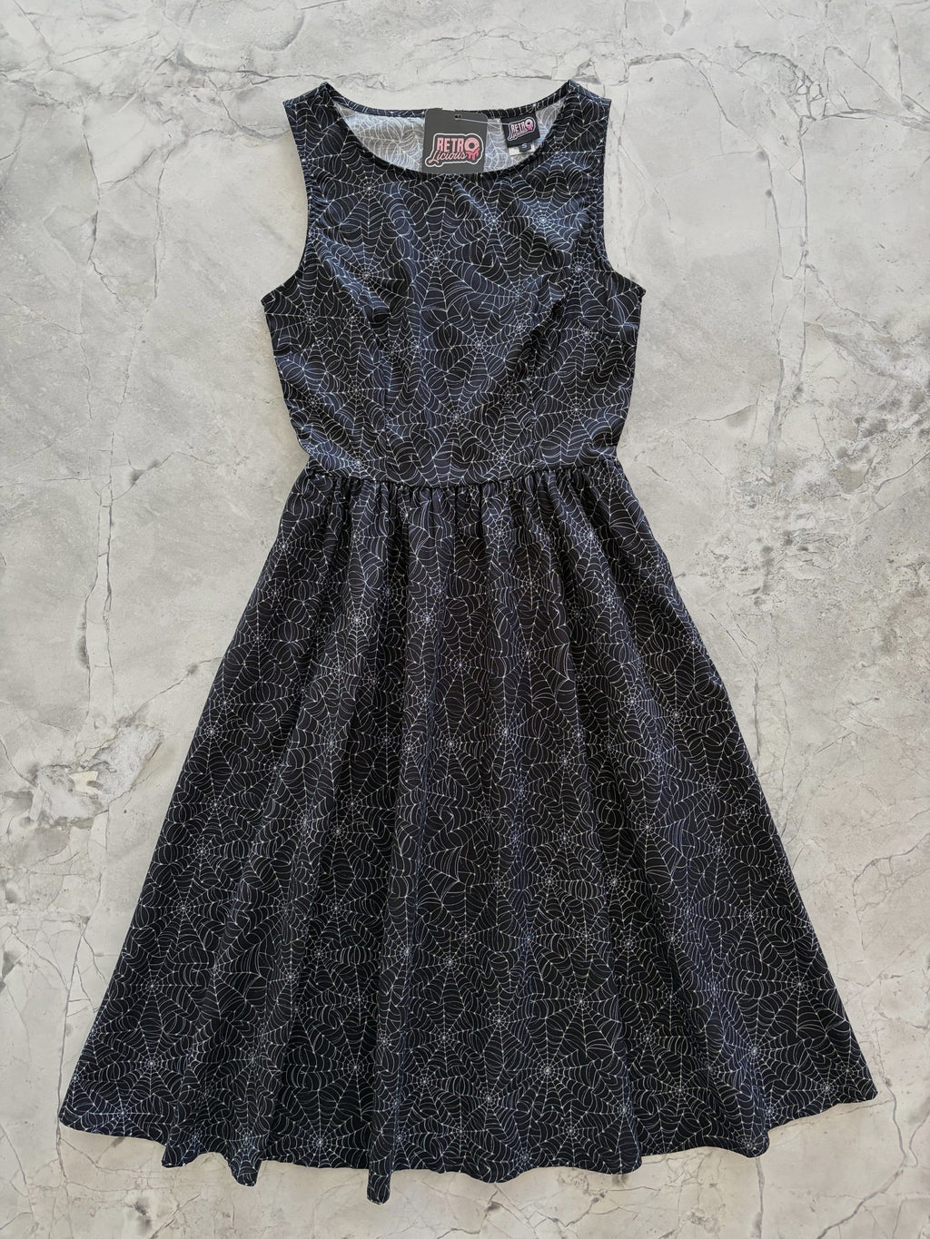 Spiderweb Midi Dress Retrolicious