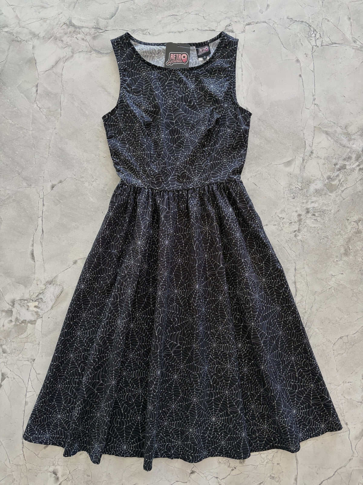 Spiderweb Midi Dress Retrolicious