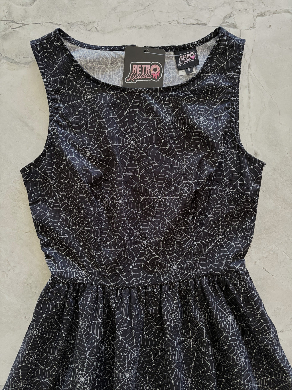 Spiderweb Midi Dress Retrolicious