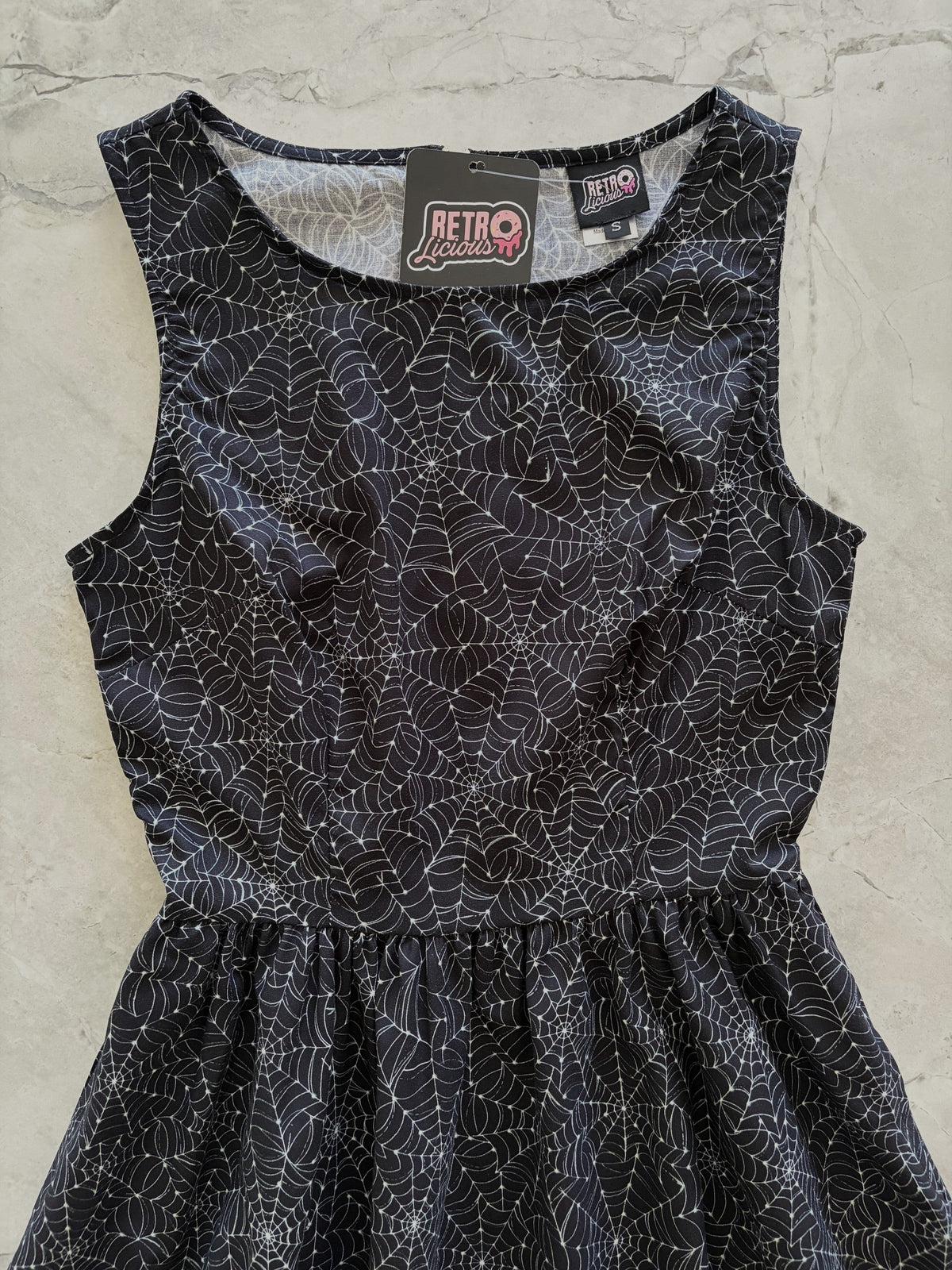 Spiderweb Midi Dress Retrolicious