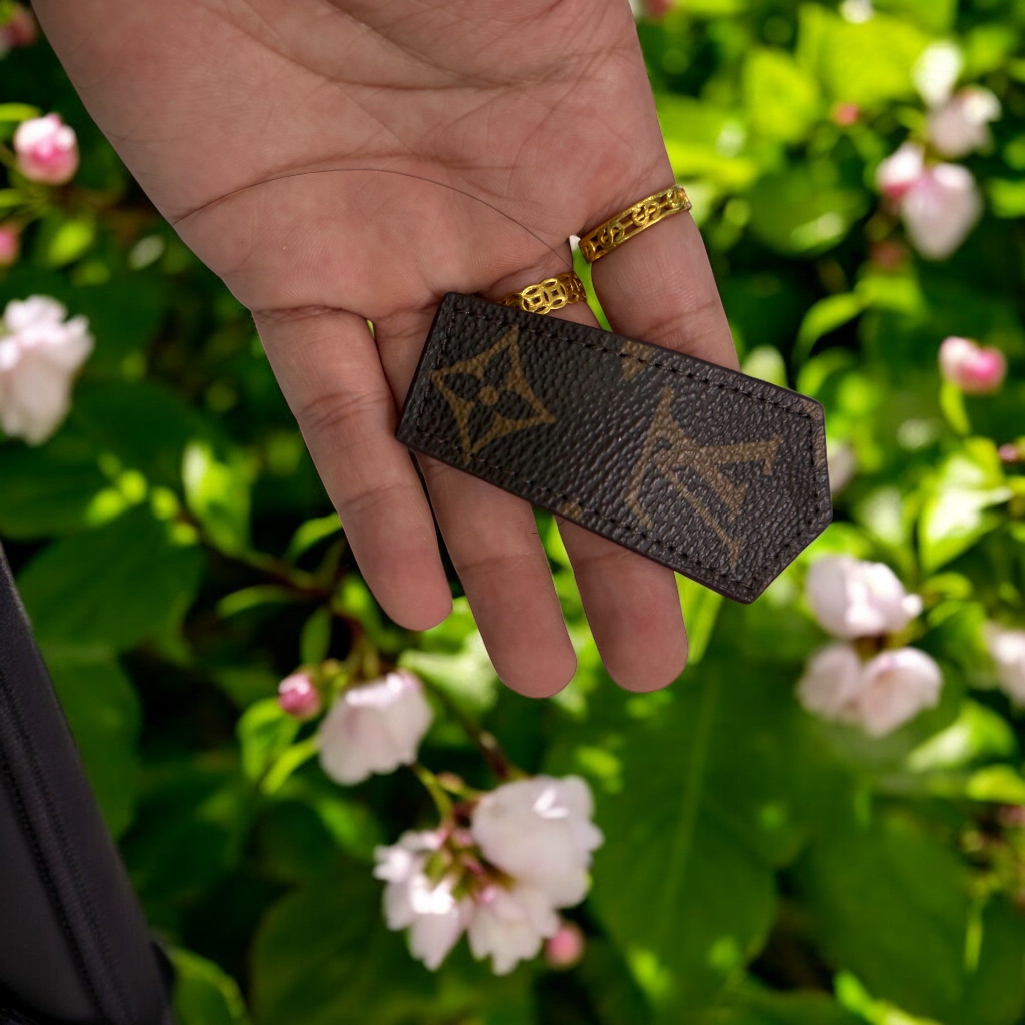Recycled Louis Vuitton Hair Clip – Upcycled Luxury Accessory ReVuitton