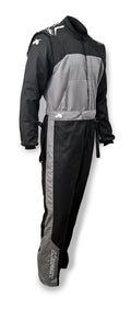Suit Mini Racer 2.4 1pc X-Large Blk/Gry - 21411613 Vinyasa Automotive