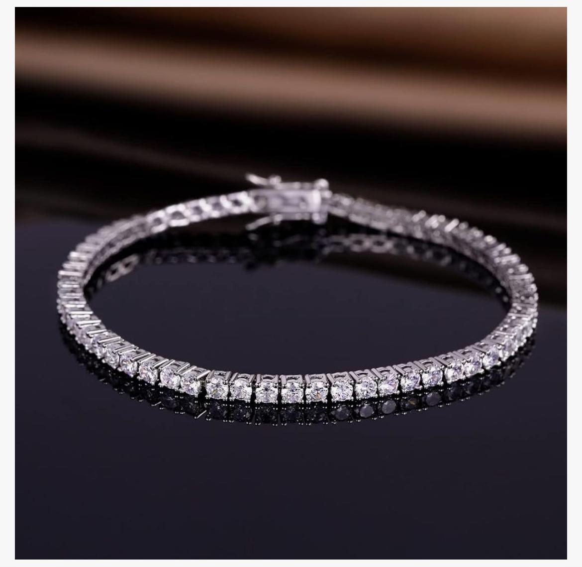 6.00 CTW AGI Certified Lab-Grown Diamond Tennis Bracelet in 14K Yellow or White Gold | G/VS Clarity VossAgin