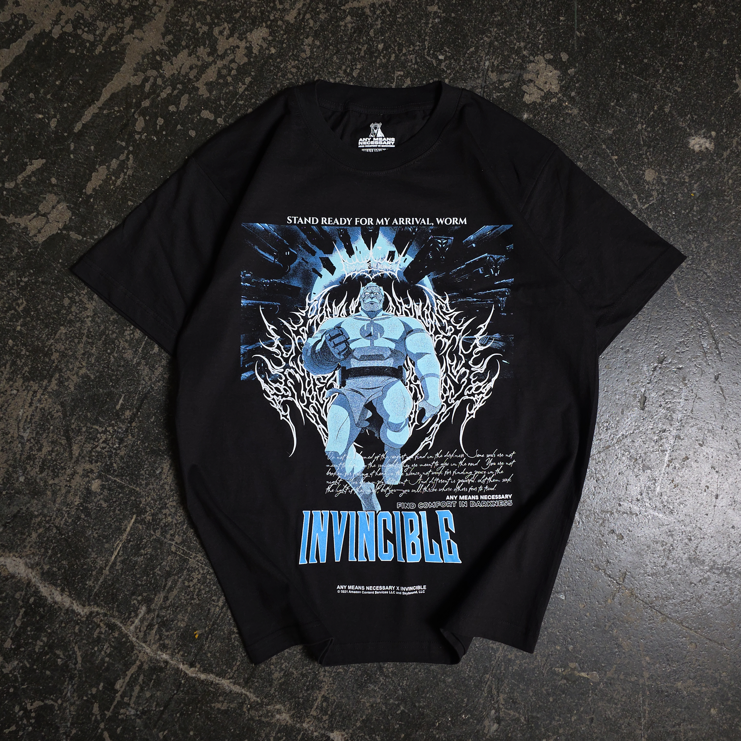 Arrival T-Shirt Any Means Necessary Clothing