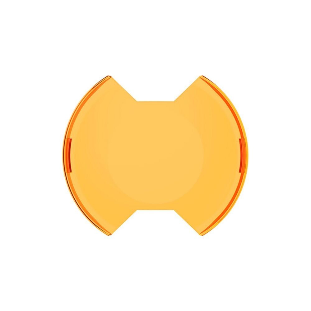 6in SlimLite LED Light Shield Amber Each - 5104 Vinyasa Automotive
