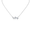 Multi Shape CZ Pendant Necklace CZ by Kenneth Jay Lane