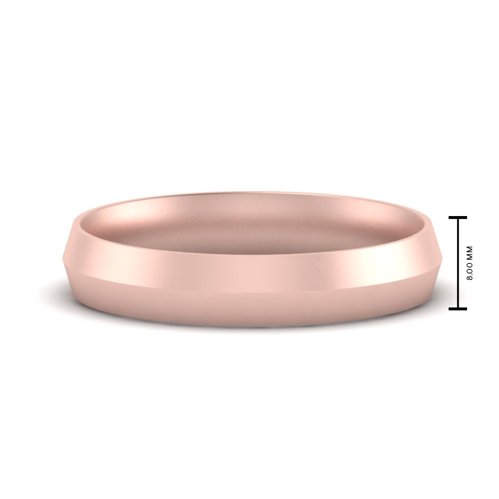 Comfort Fit Knife Edge Mens Band