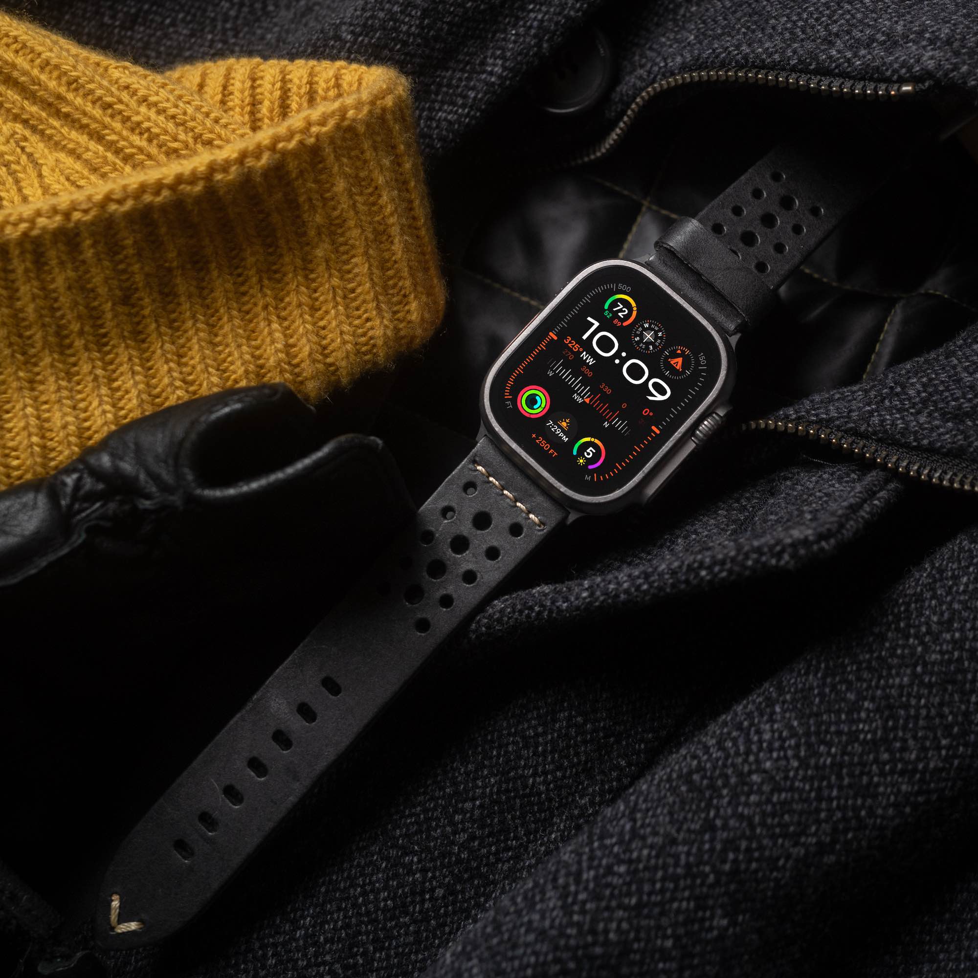 Racing Leather Strap Robust