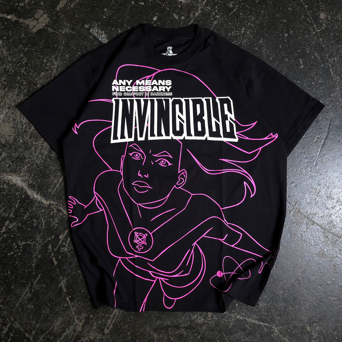 Atom Line Art Series T-Shirt Any Means Necessary Clothing