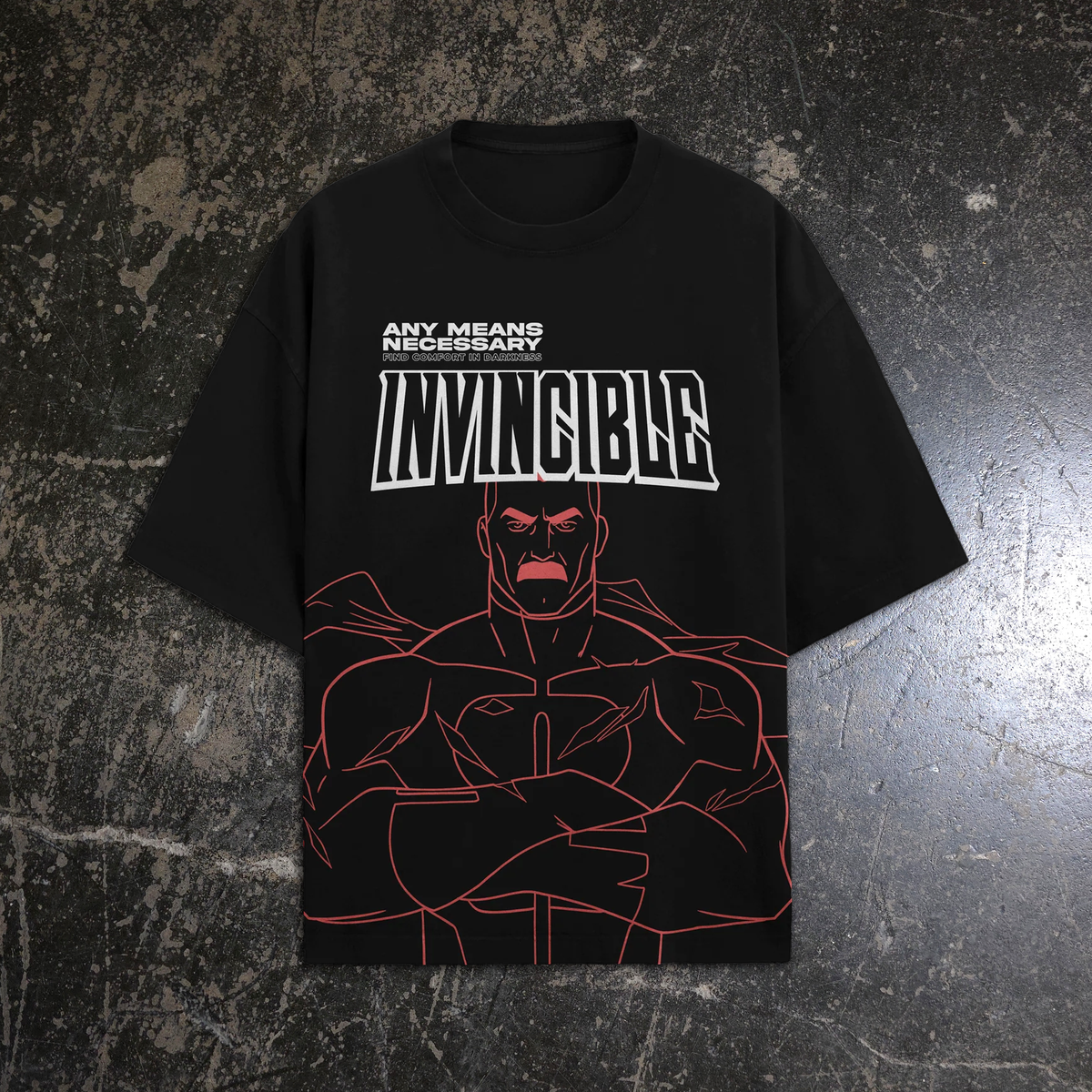 Omni-Man Line Art Series T-Shirt Any Means Necessary Clothing
