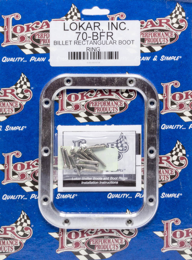 Billet Rectangular Boot Ring - 70BFR Vinyasa Automotive