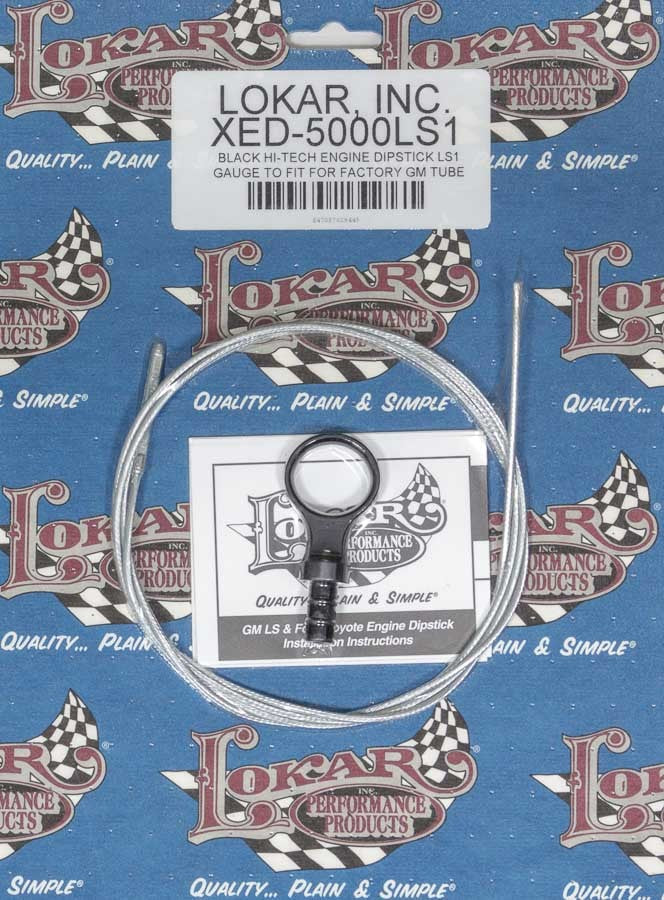 Engine Dipstick GM LS Engines Black - XED5000LS1 Vinyasa Automotive