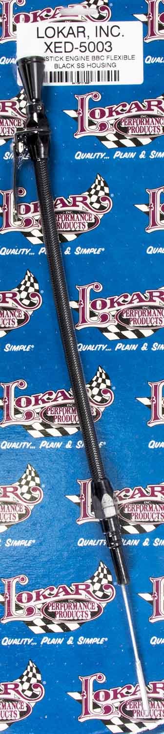 Engine Dipstick Black Stainless - XED5003 Vinyasa Automotive