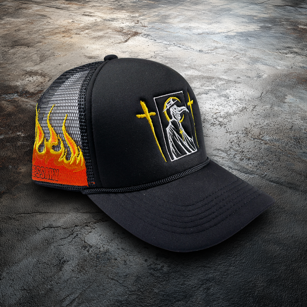 Let the Weak Burn Hat Any Means Necessary Clothing