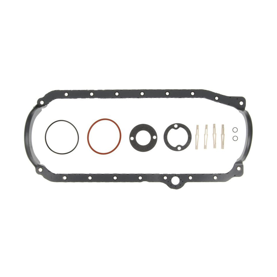Oil Pan Gasket Set - SBC 86-91 w/1-Piece Rr Main - OS32496B Vinyasa Automotive