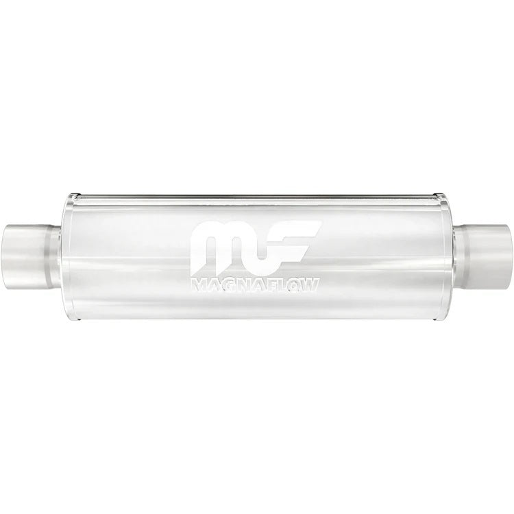 Muffler 3IN Round Stainless 20IN - 12867 Vinyasa Automotive