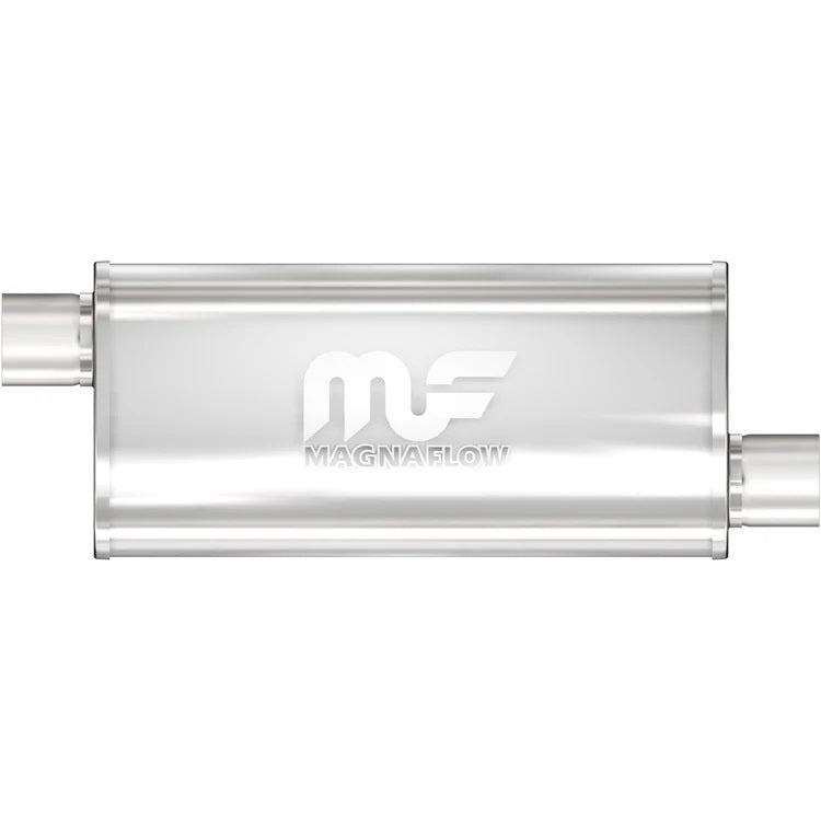 Muffler Stainless 3IN Inlet/Outlet - 14239 Vinyasa Automotive