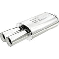 MUFFLER W/TIP 2.25IN/3IN SS Vinyasa Automotive