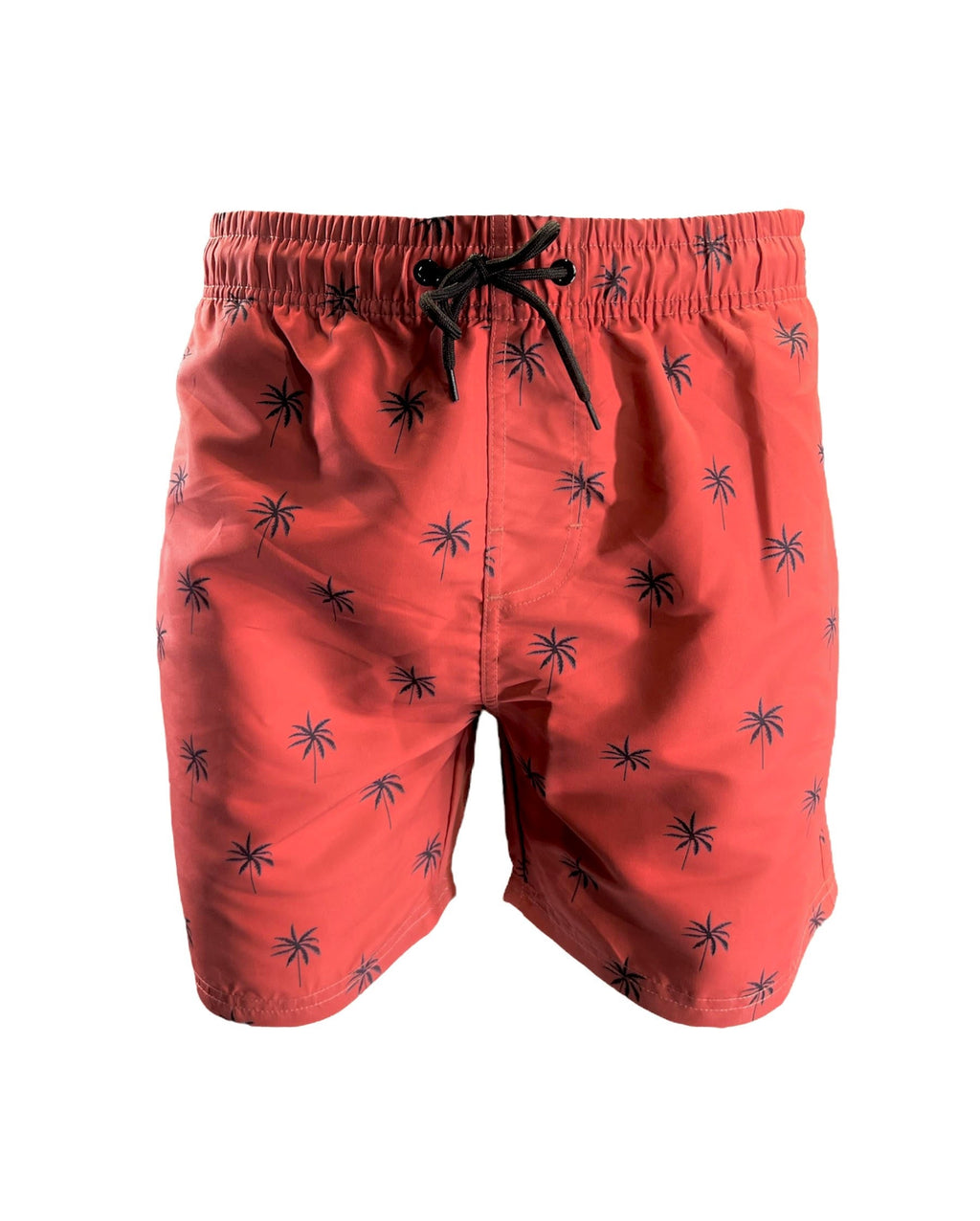MP185-Tiny Palm on Bric Red MARINA WEST SWIM