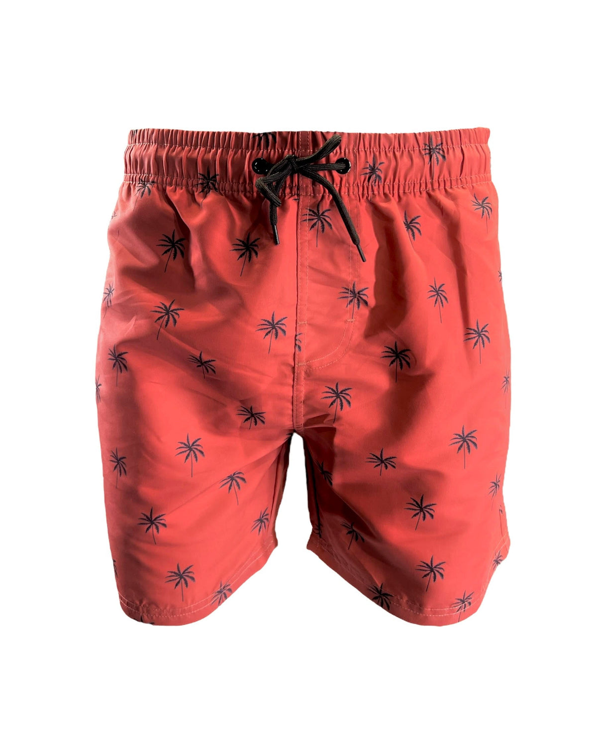 MP185-Tiny Palm on Bric Red MARINA WEST SWIM