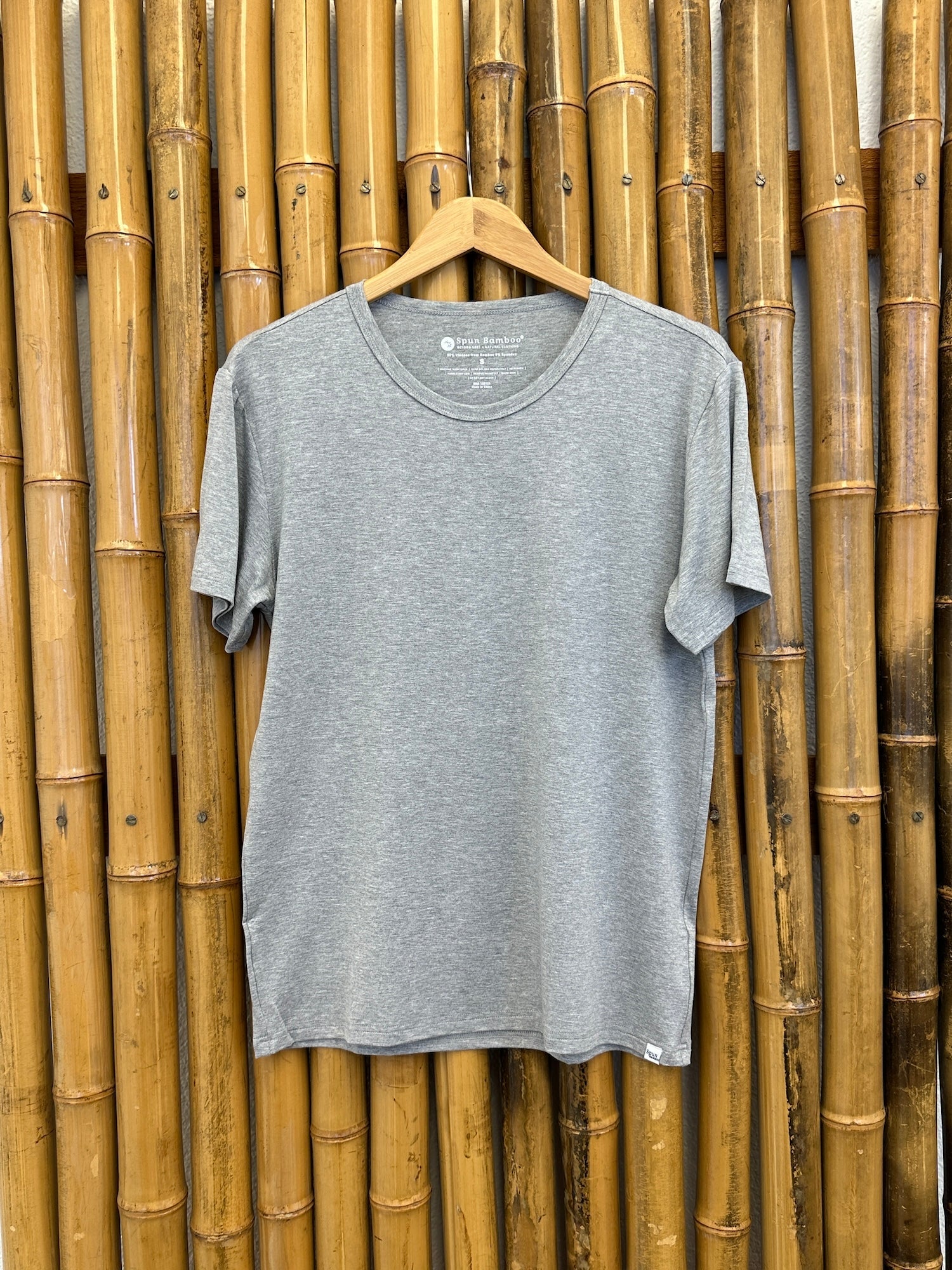 Men's Soft Bamboo Lounge Short Sleeve T-Shirt Spun Bamboo
