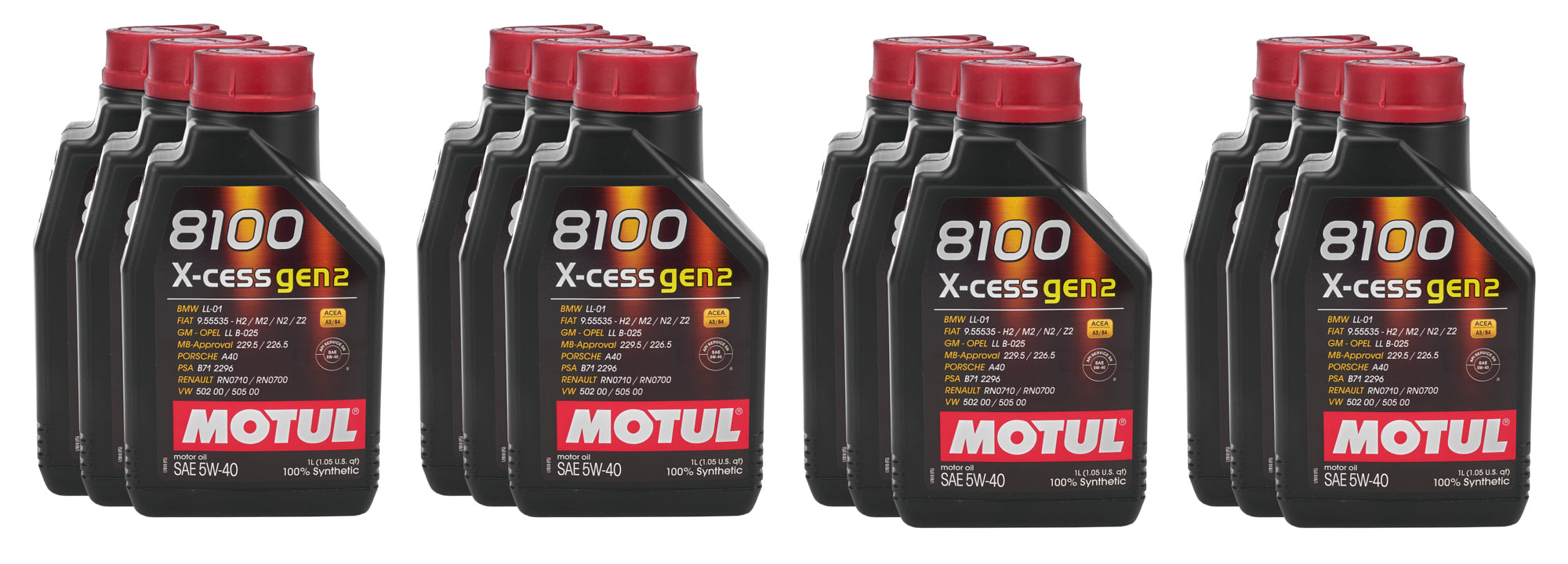 8100 X-Cess 5w40 Case 12 x 1 Liter - 110904 Vinyasa Automotive