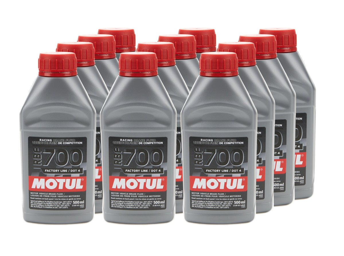 RBF 700 Brake Fluid Case 12 x 500ml Bottles - 111257 Vinyasa Automotive